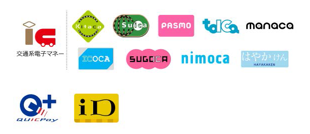 交通系電子マネー Kitaka Suica PASMO TOICA manaca ICOCA SUGOCA nimoca はやかけん